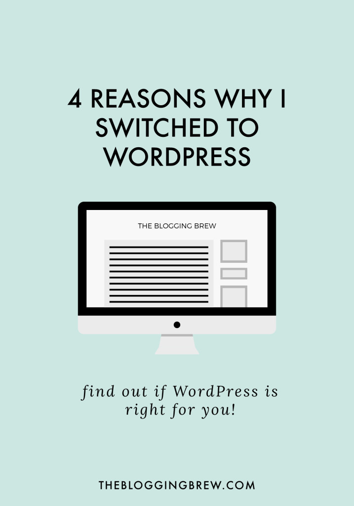 Reasons Why I Switched To WordPress