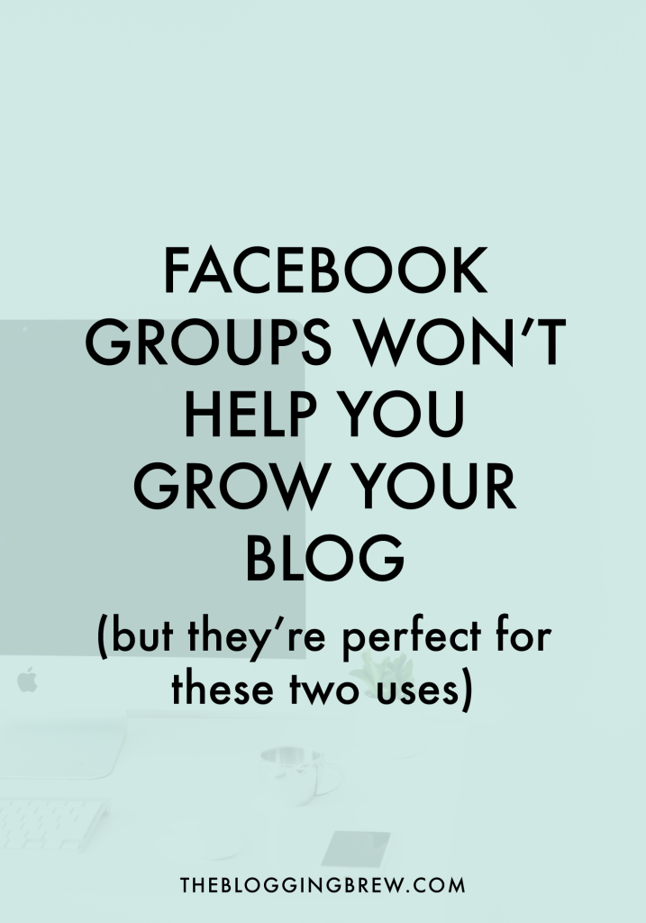 Trying to gain blog traffic from Facebook groups is a lost cause, but there are two huge reasons why you should stay active on them!